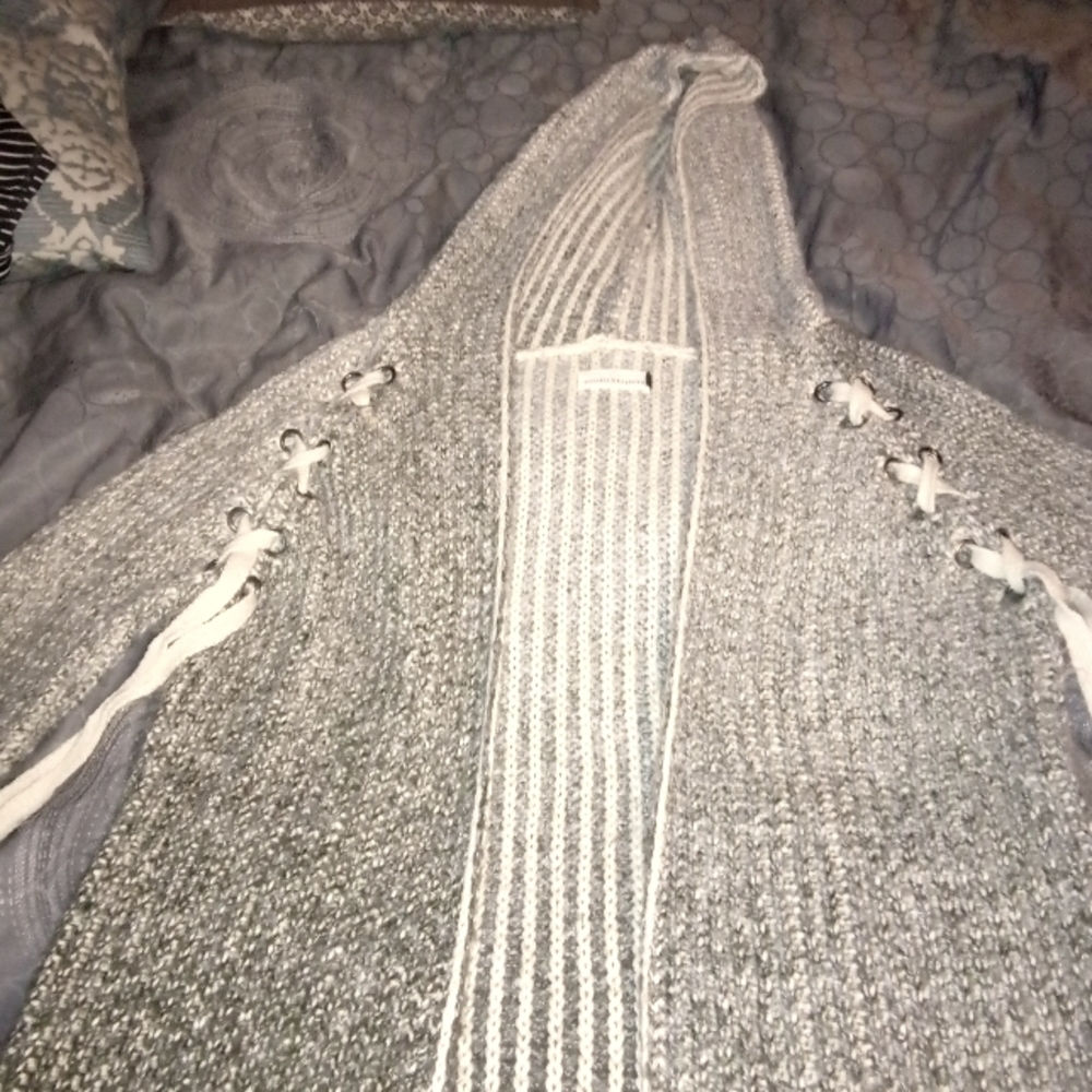 Cozy designer sweater.